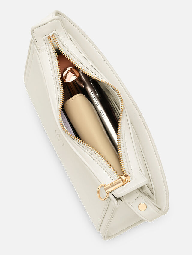 Penelope White Shoulder Bag