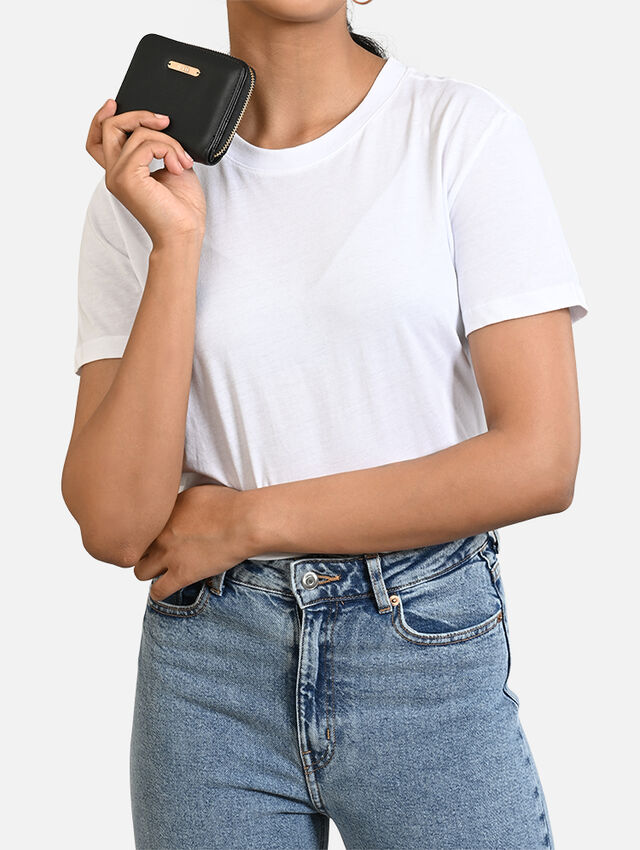 Little black snap wallet