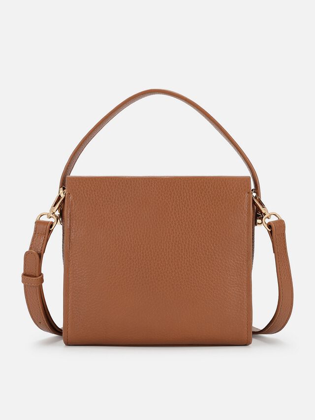 Leona Leather Handheld - Tan