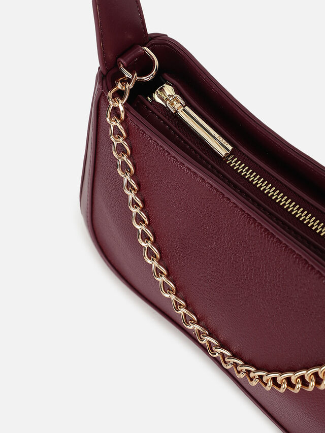 Natalie Shoulder Bag - Dark Cherry