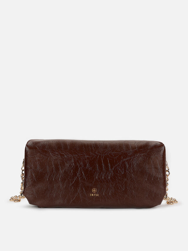 Veronica Clutch Small - Brown
