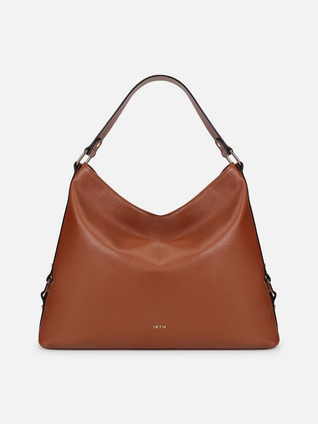 Lucille Leather Shoulder Bag - Tan
