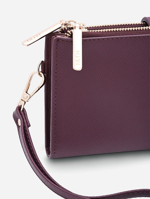 Button Up Beauty Burgundy Wallet