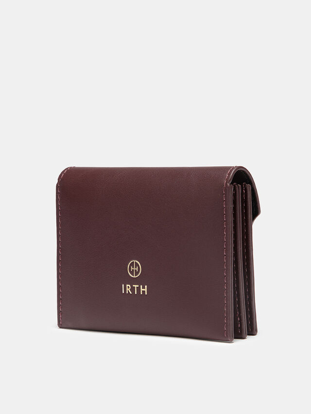 Callie Card Holder - Dark Cherry