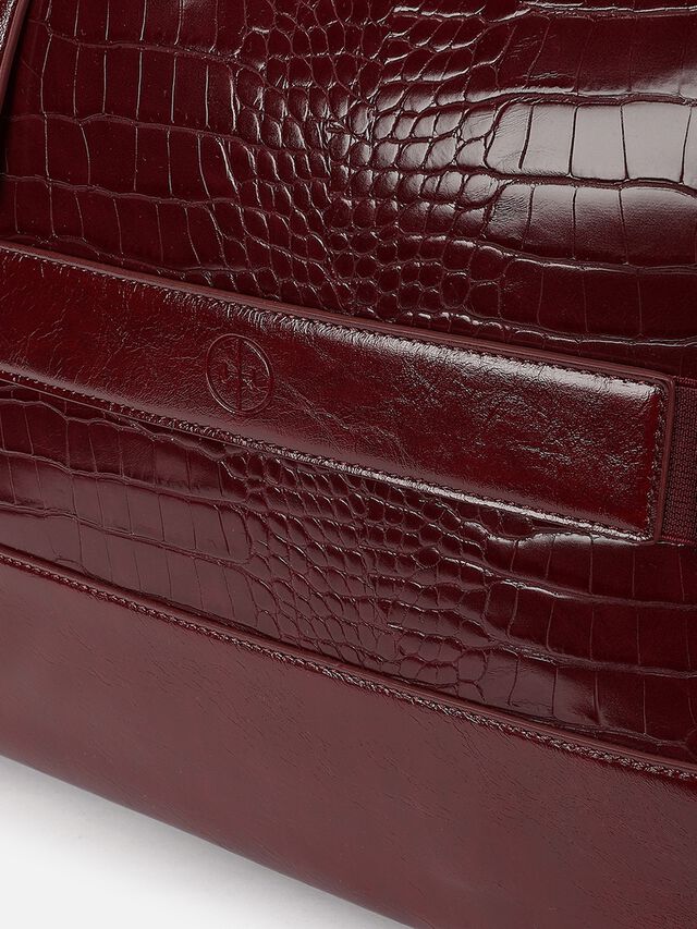 Demi Work Bag - Dark Cherry