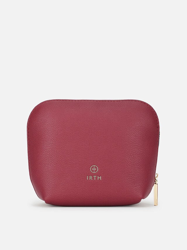 Coral Medium Makeup Organiser - Dark Cherry