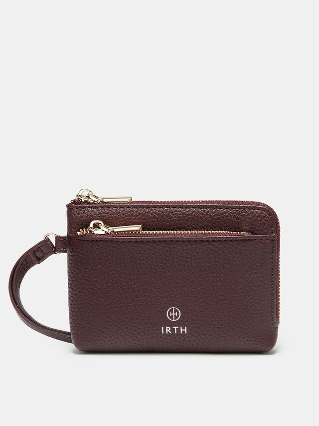 Kira Wristlet Wallet - Dark Cherry