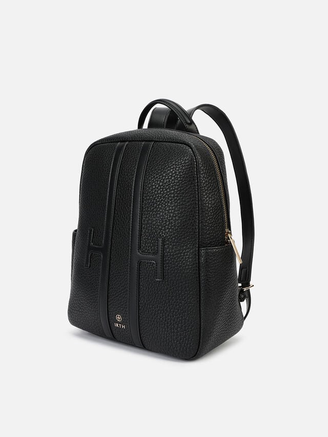 Initials Backpack - Black