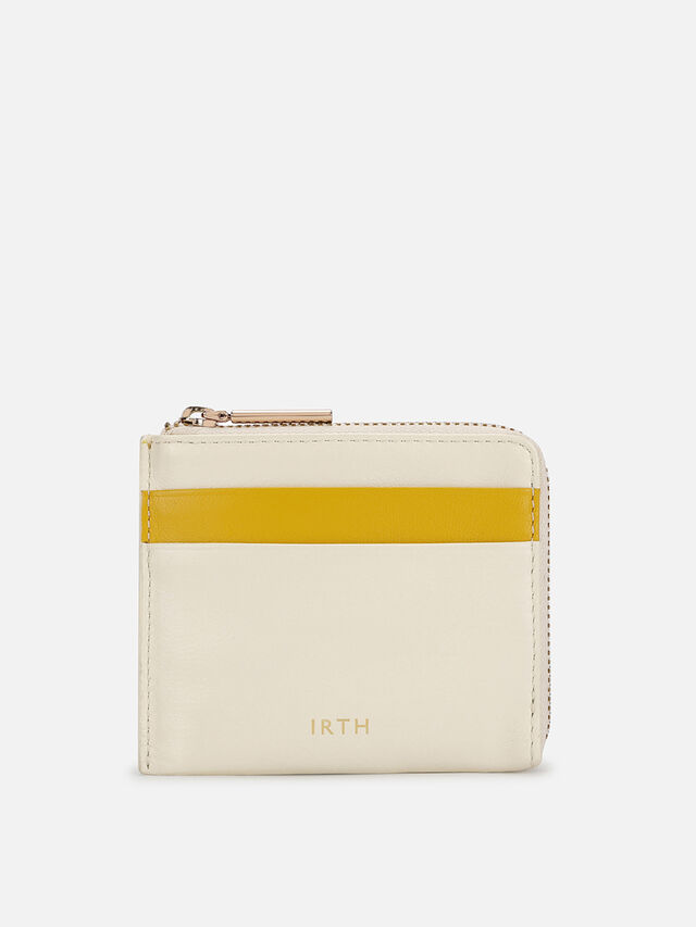 Sway Leather Card Holder - Off-White
