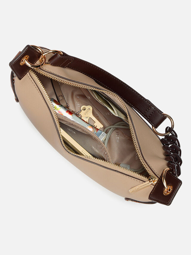 Clara Medium Shoulder Bag - Beige
