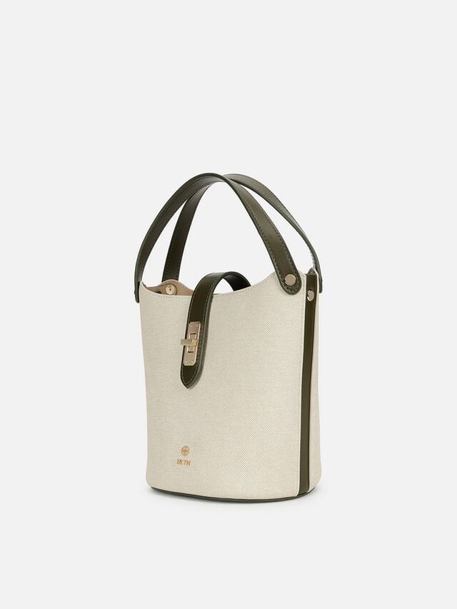 Birch Twines Bucket Handheld - Beige