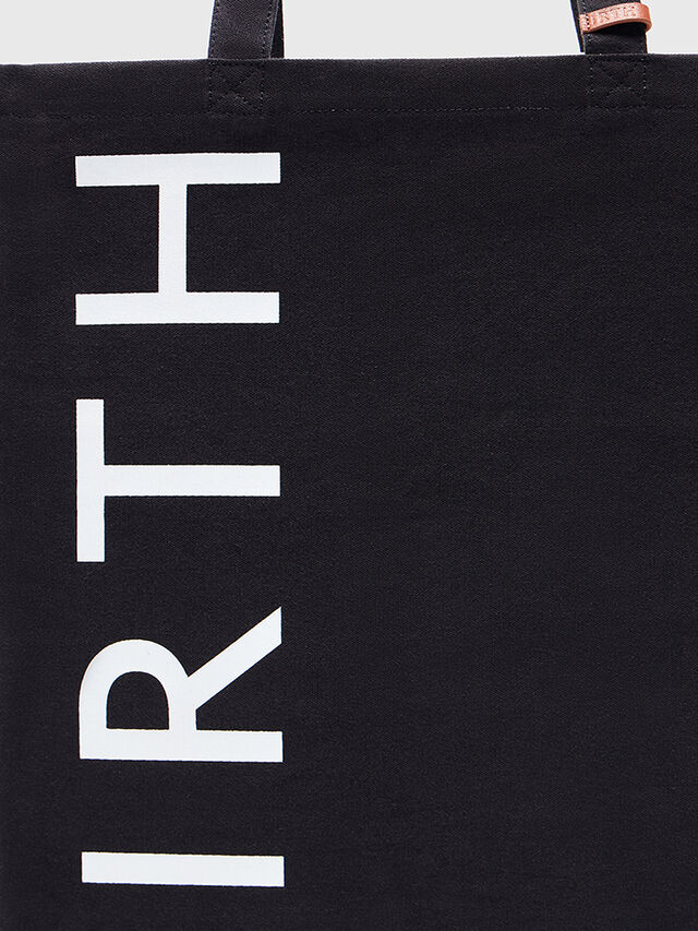 All Black Canvas Shopper