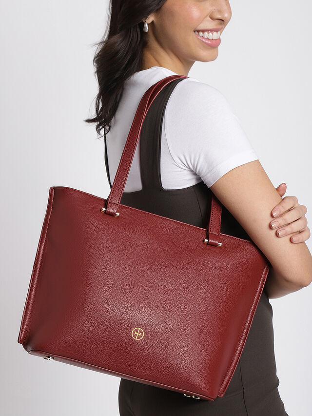 Jackie Shoulder Bag - Dark Cherry