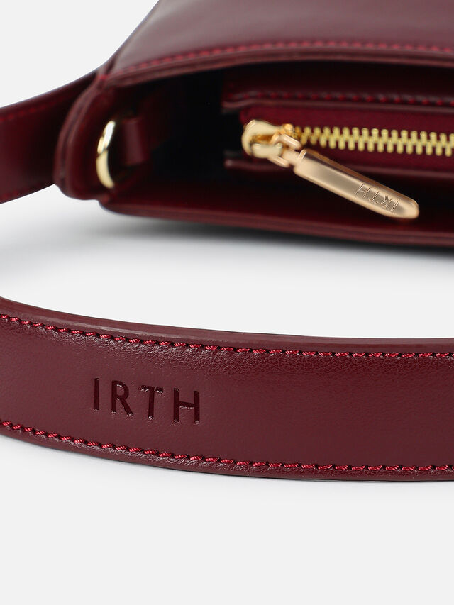Abby Shoulder Bag - Dark Cherry