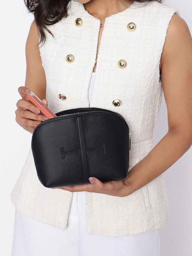 Coral Large Makeup Organiser - Black