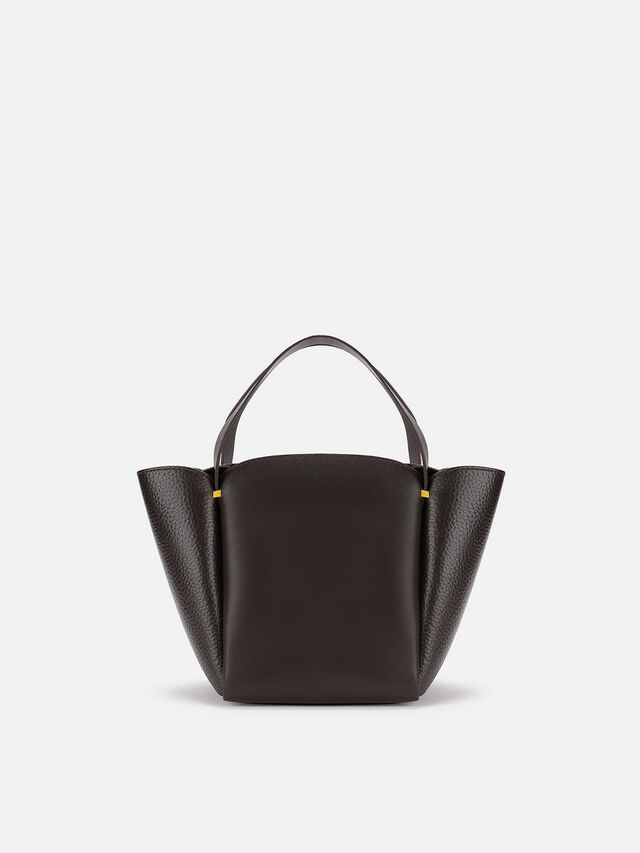 Lola Leather Handheld - Brown