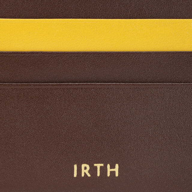 Tuck Leather Card Holder - Hot Chocolate