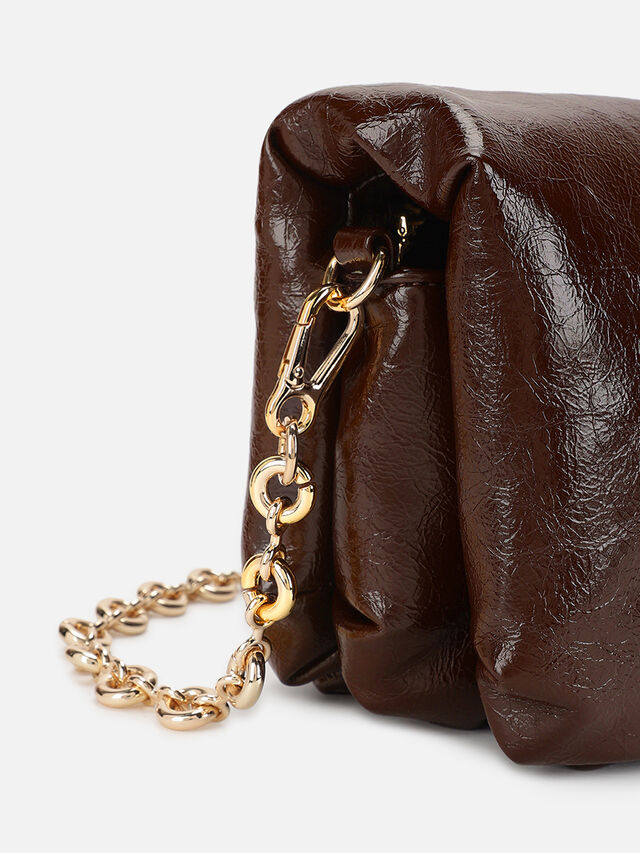 Veronica Clutch Small - Brown
