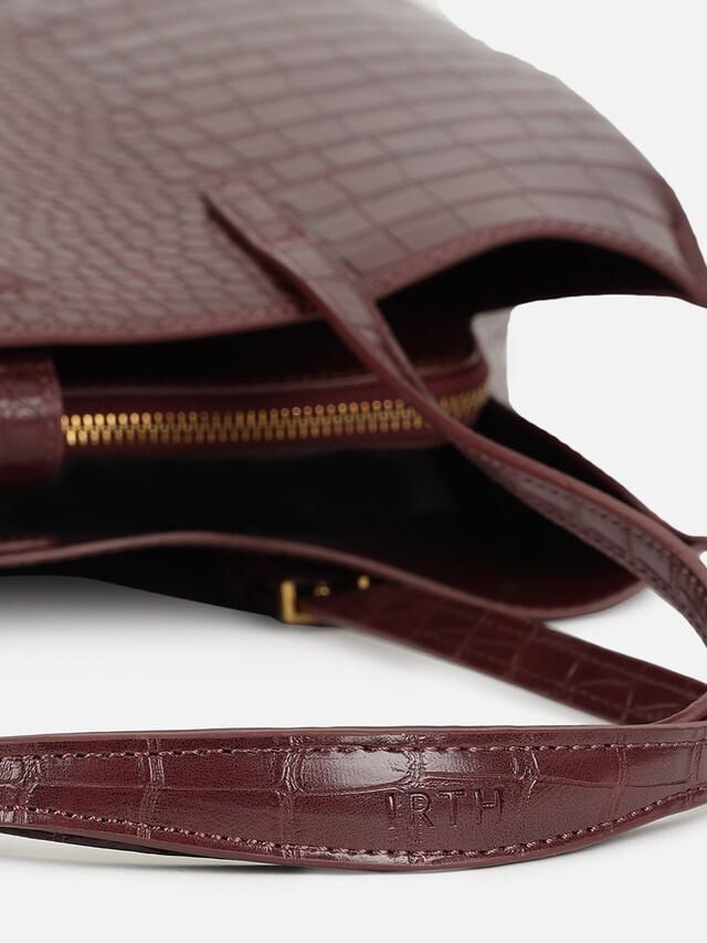 Meadow Tote - Burgundy