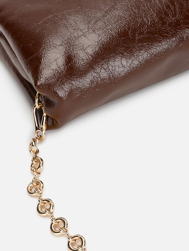 Veronica Clutch Small - Brown