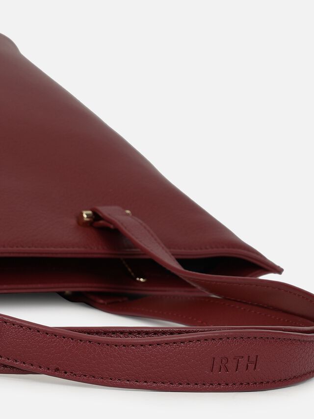 Jackie Shoulder Bag - Dark Cherry