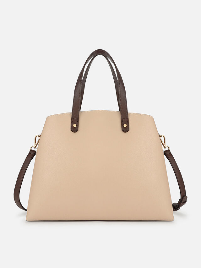 Maeve Large Tote - Beige
