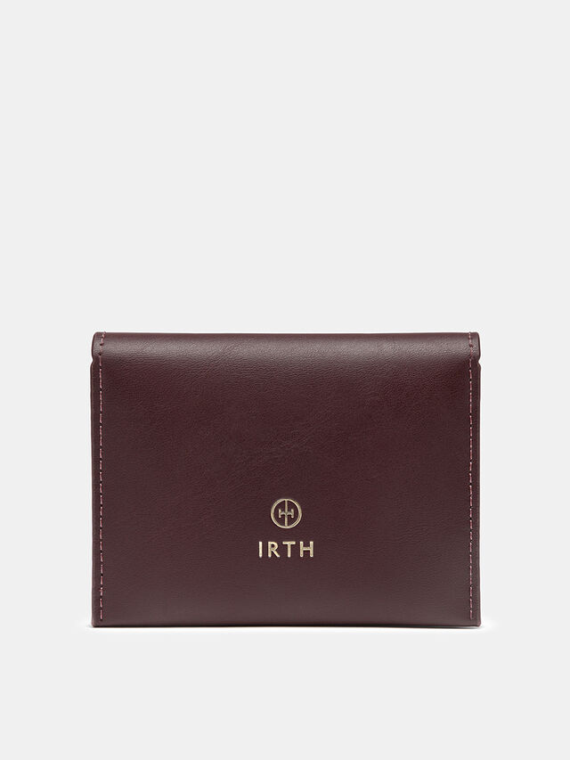 Callie Card Holder - Dark Cherry