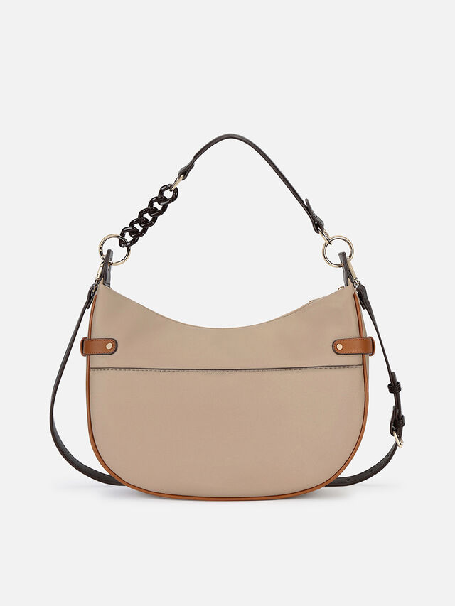 Clara Medium Shoulder Bag - Beige