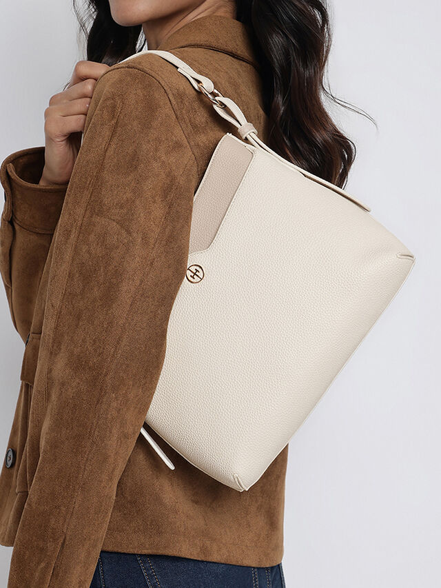 Olivia Shoulder Bag - Off-White
