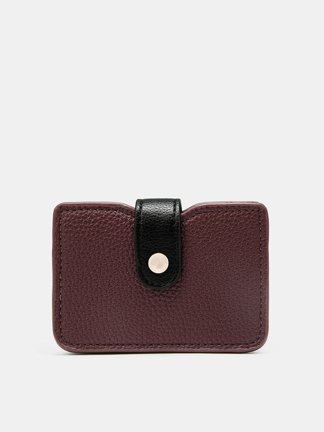 Jolie Card Holder - Dark Cherry