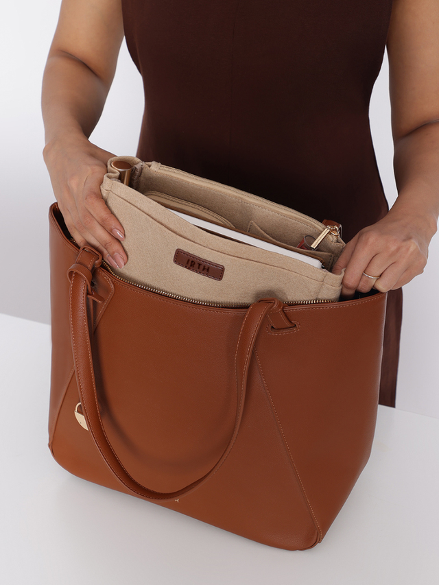 Medium Bag Organiser - Beige