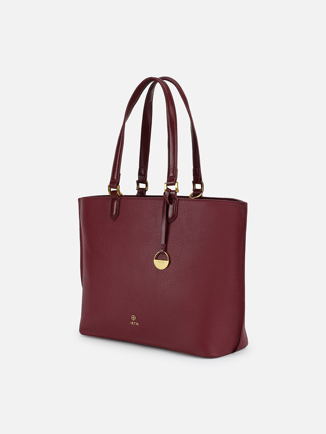Jackie Work Bag - Dark Cherry