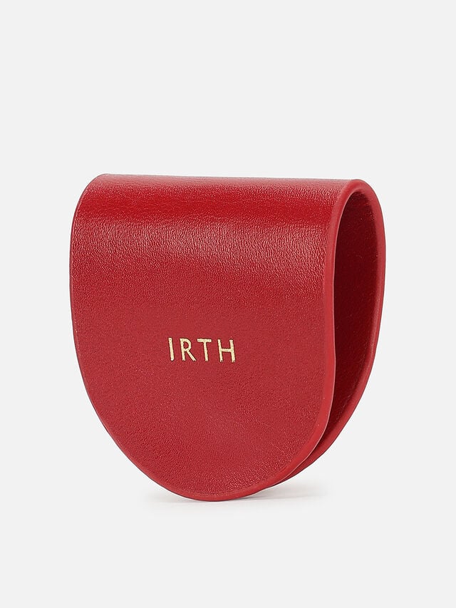 Wisp Leather Wire Wrap - Red
