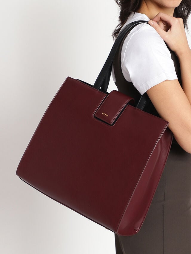 Sloane Work Bag - Burgundy
