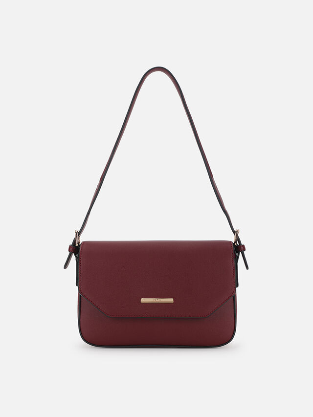 Hannah Shoulder Bag - Burgundy