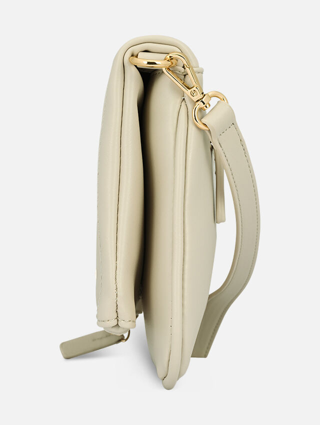 Nora White Clutch
