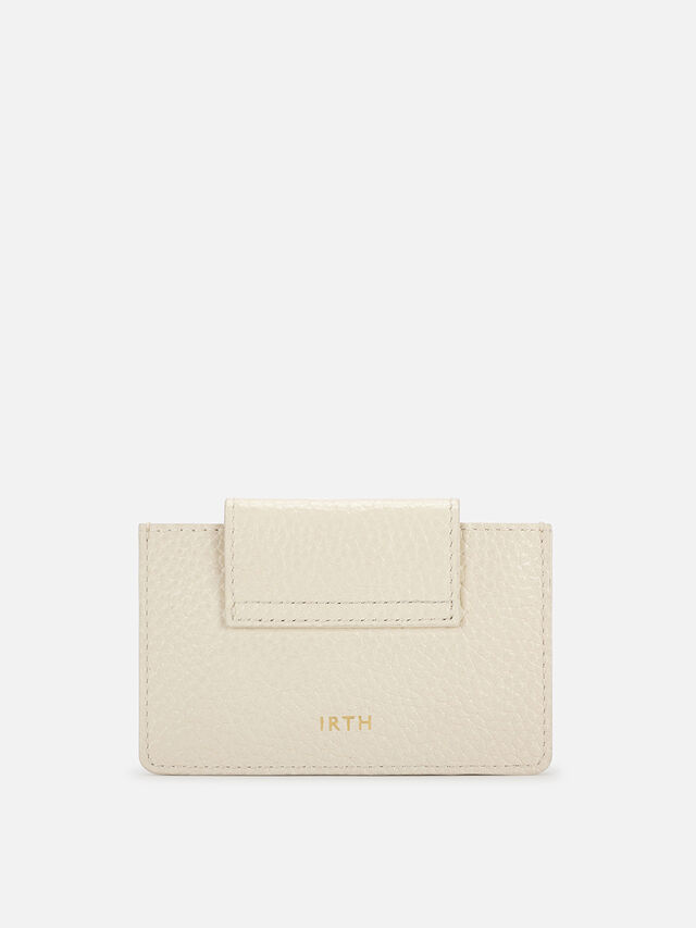 Snug Leather Card Holder - Off-White