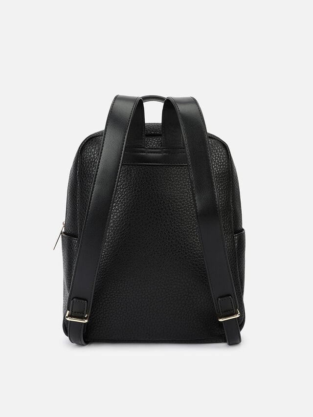 Initials Backpack - Black