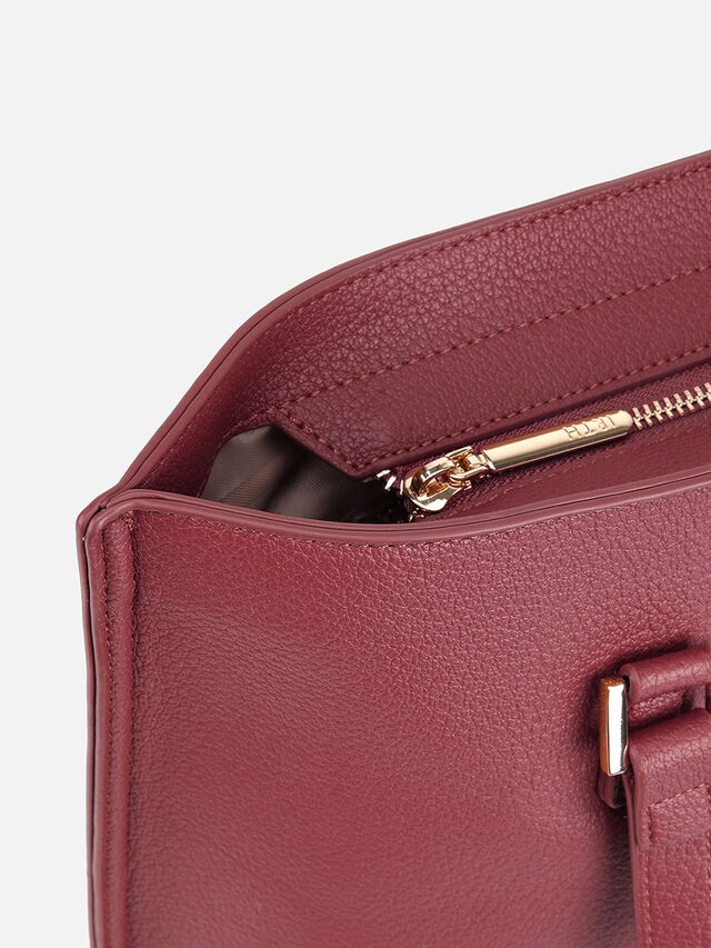 Jackie Tote - Dark Cherry