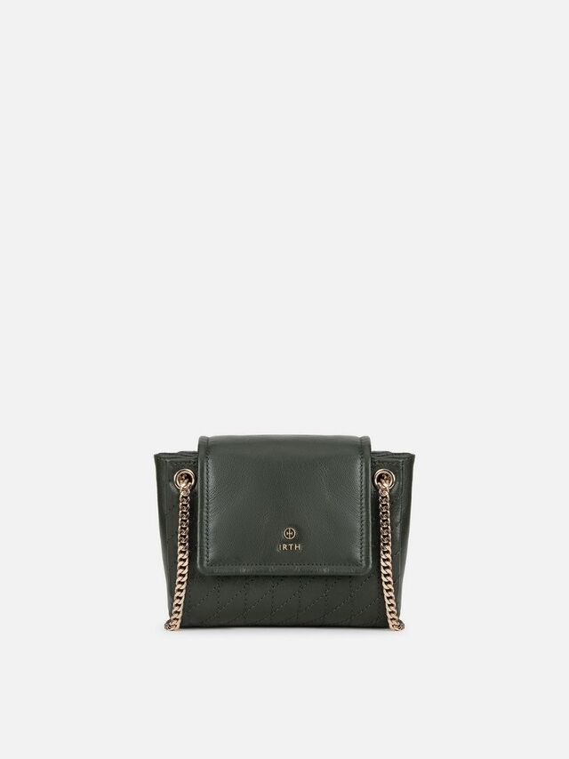Lynn Leather Sling - Green