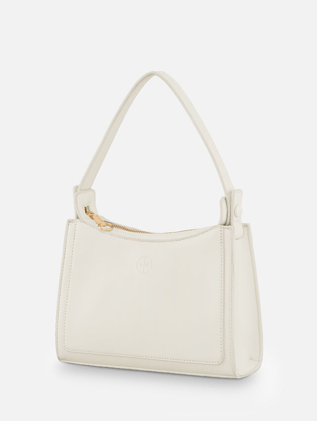 Penelope White Shoulder Bag