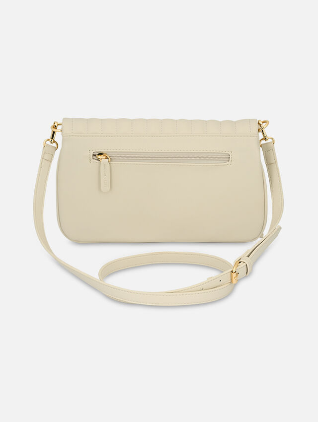 Nora White Clutch