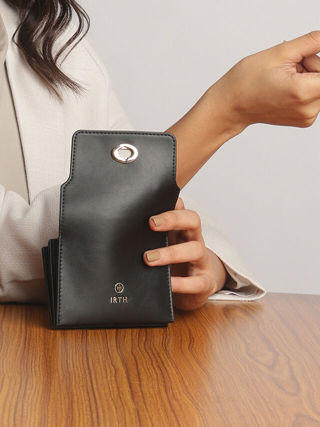 Callie Card Holder - Black