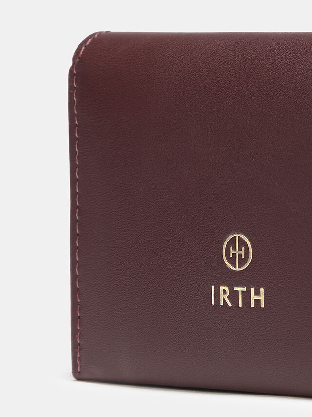 Callie Card Holder - Dark Cherry