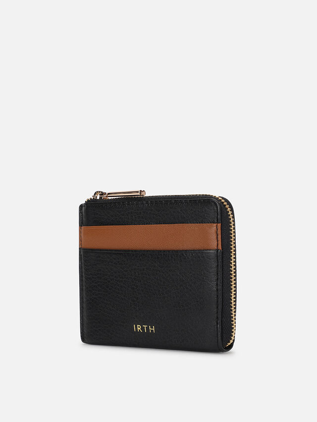 Sway Leather Card Holder - Black