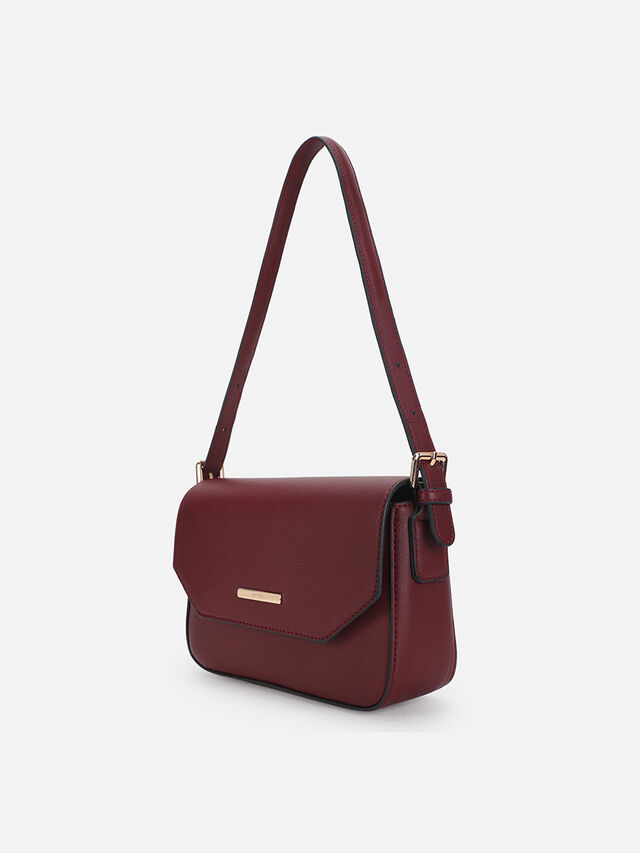 Hannah Shoulder Bag - Burgundy