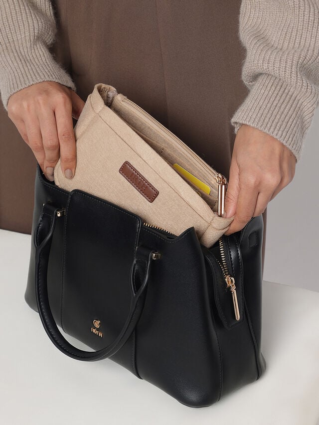 Small Bag Organiser - Beige