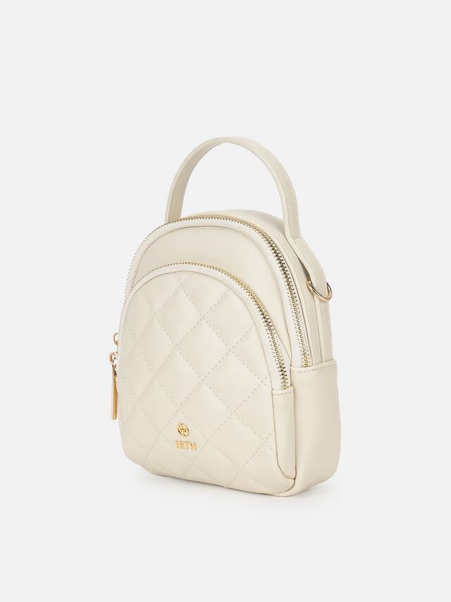 Brie Quilted Sling - Off-White