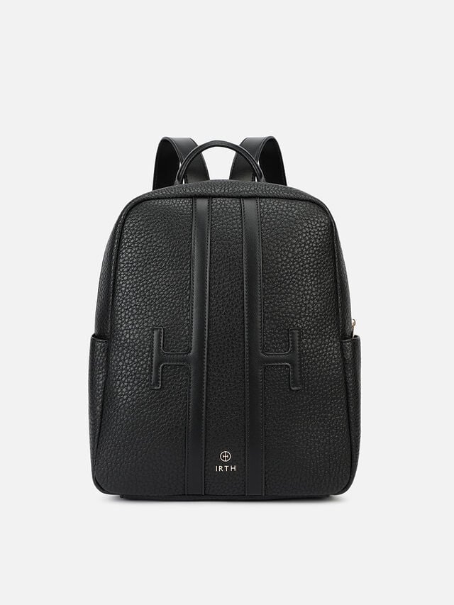 Initials Backpack - Black
