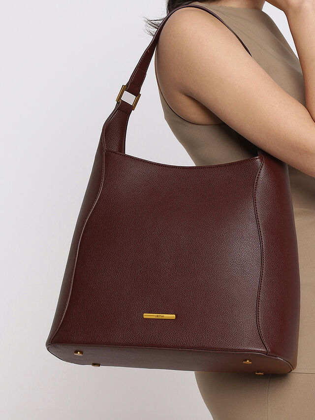 Daisy Shoulder Bag - Burgundy